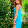La robe de plage en voile uni bleu turquoise BAHIA009 – PACK SMLXL Bahia Rêve de plage